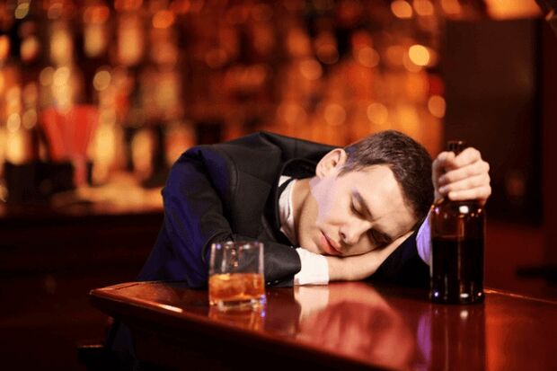 Avec une augmentation de la dose d'alcool avant le rapport sexuel, vous serez endormi